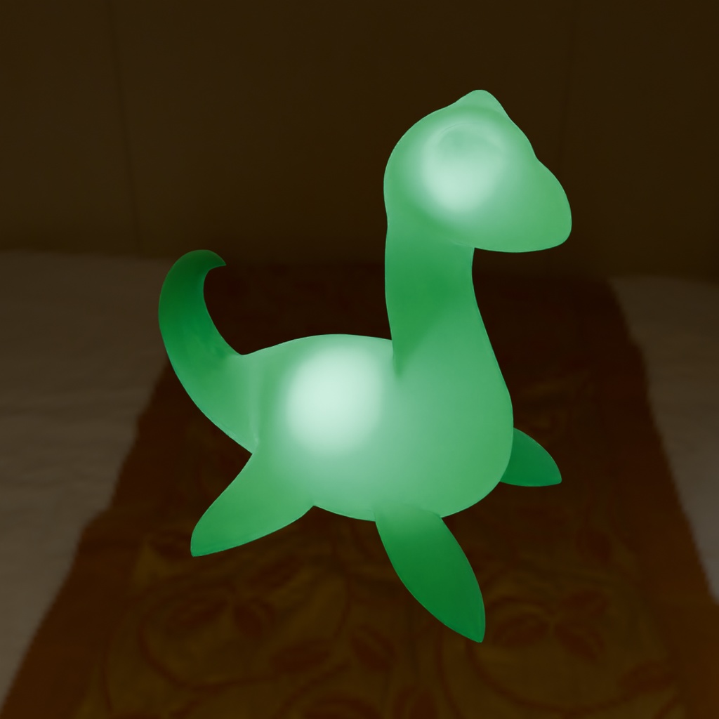 【Blender】ネス湖の怪獣ネッシーの間接照明 Indirect lighting of Nessie, the Loch Ness Monster