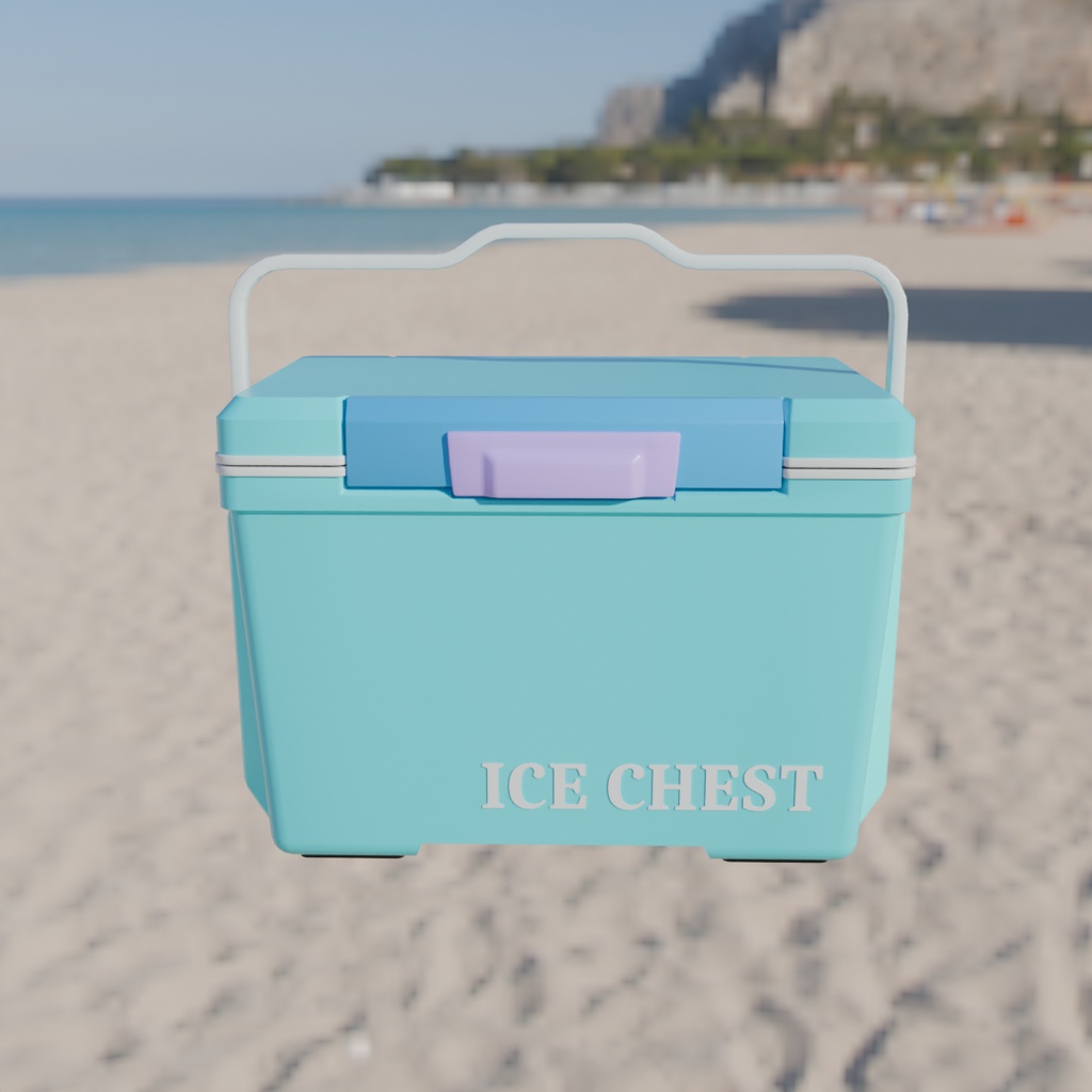 【Blender】 クーラーボックス cooler