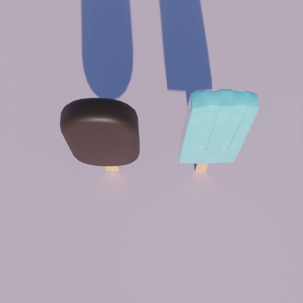 【Blender】 アイスクリームセット Icecream set