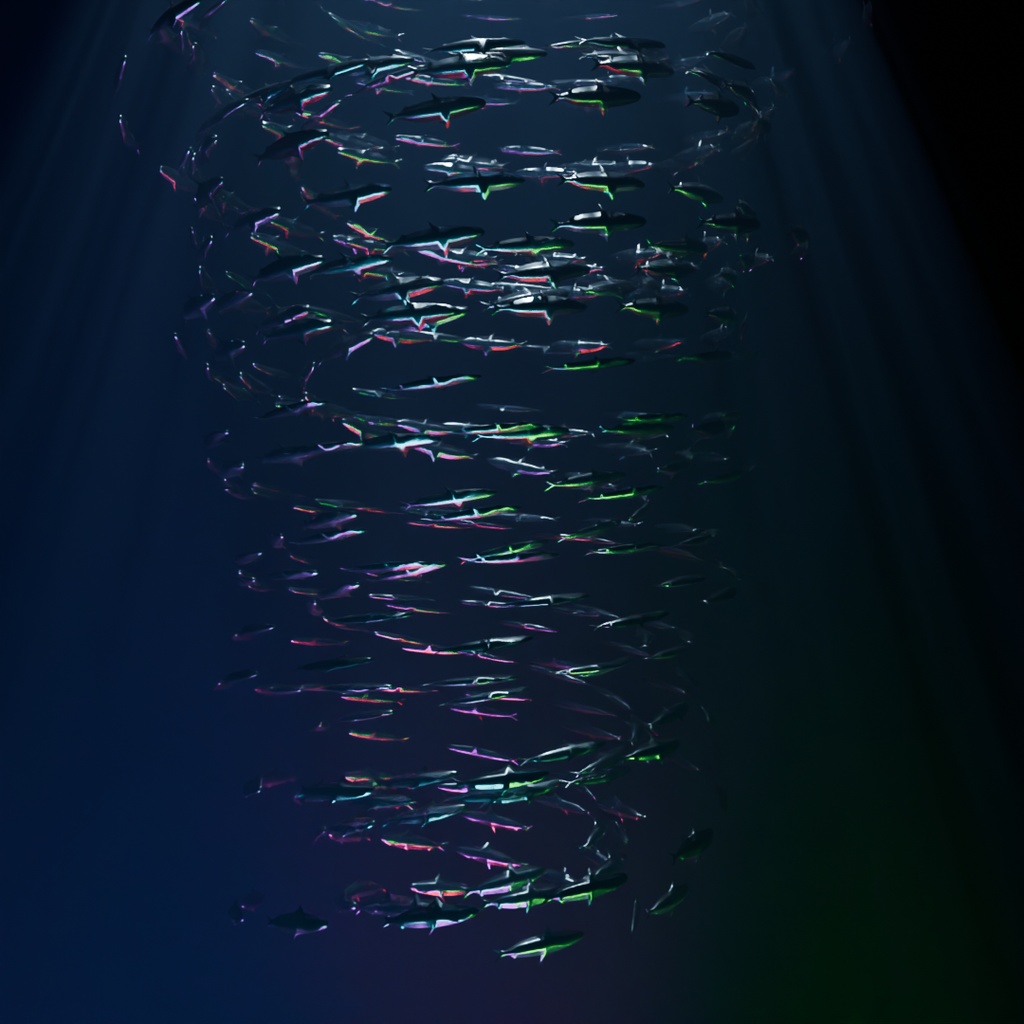 【Blender】 メタルイワシのトルネード Metal Sardine's tornado