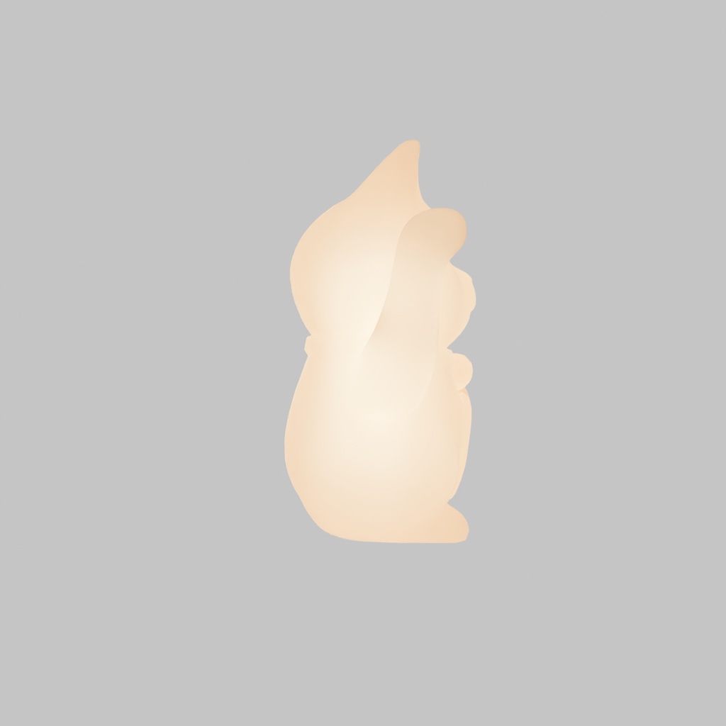 【Blender】 招き猫の間接照明 Indirect lighting of a beckoning cat