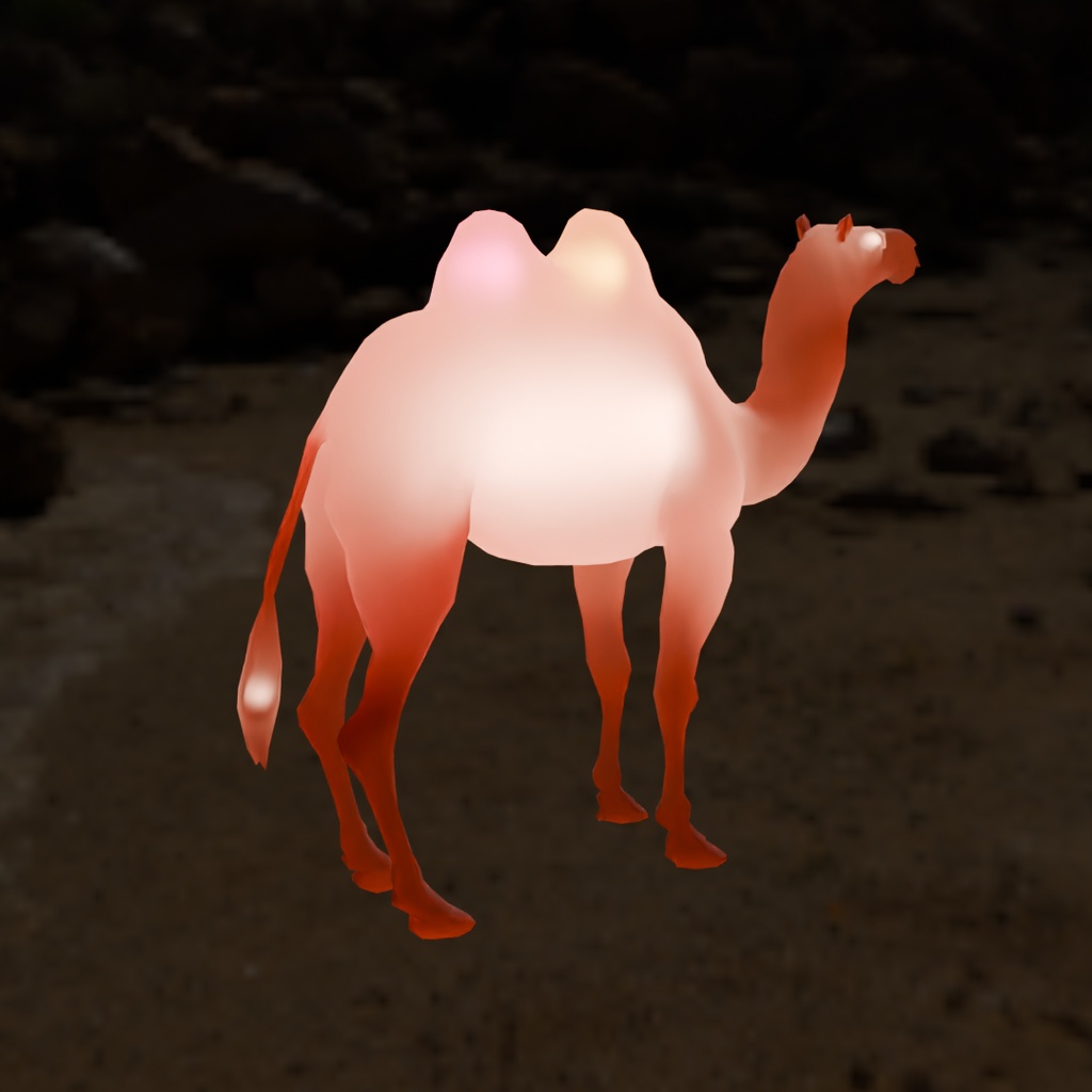 【Blender】 ラクダの間接照明 Indirect camel lighting