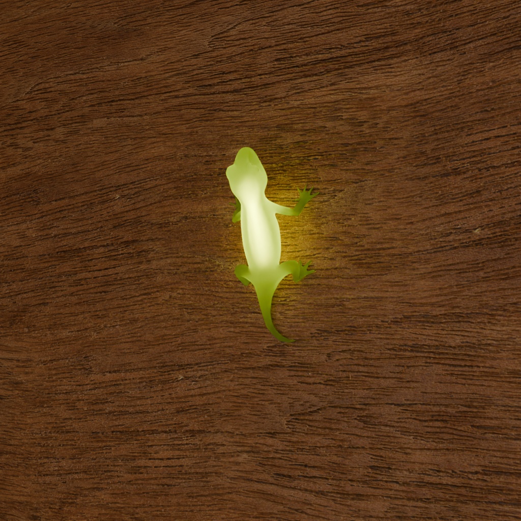 【Blender】 ヤモリの間接照明 Gecko Indirect Lighting