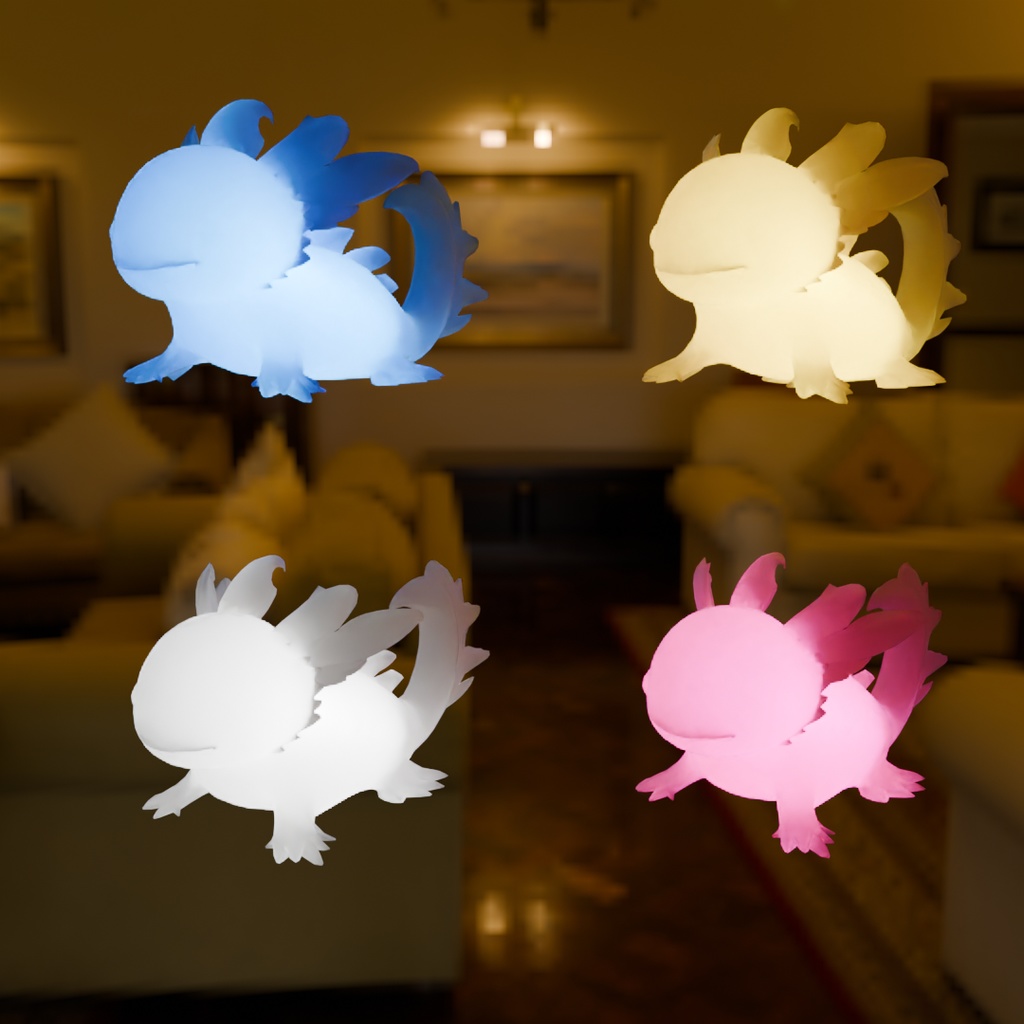 【Blender】 ウーパールーパーの間接照明 Indirect lighting for Axolotl