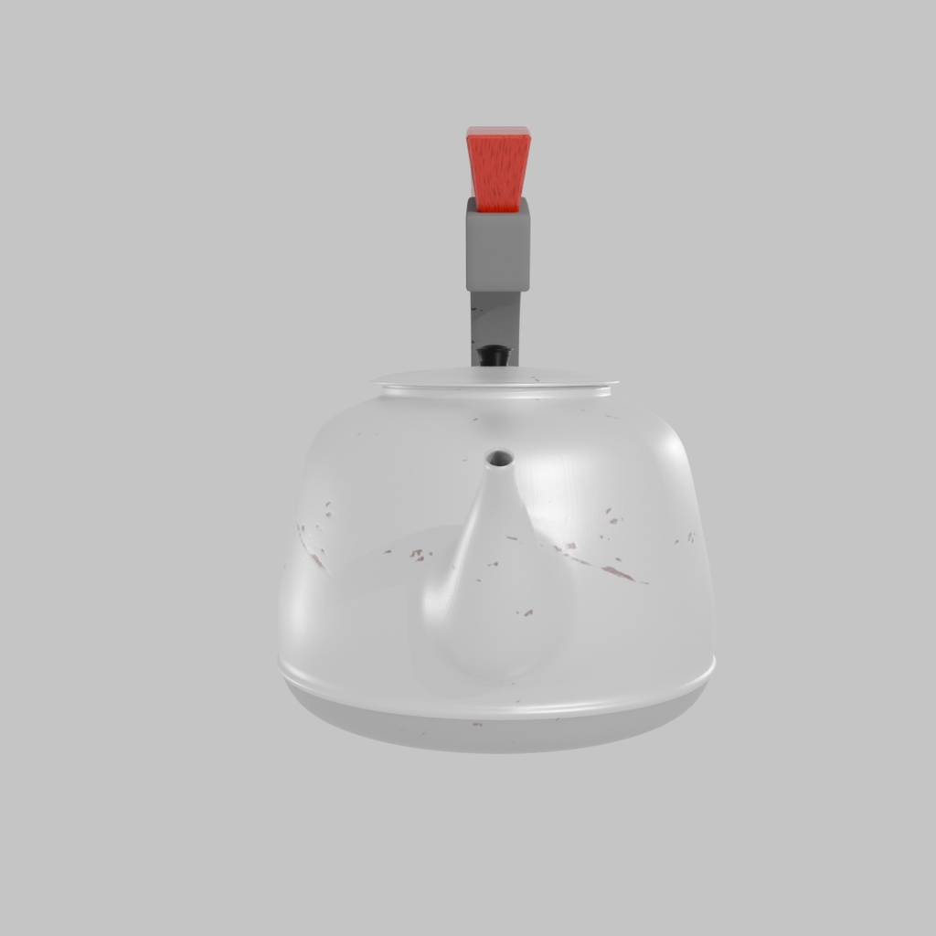 【Blender】 グラディエーターなやかん gladiator kettle