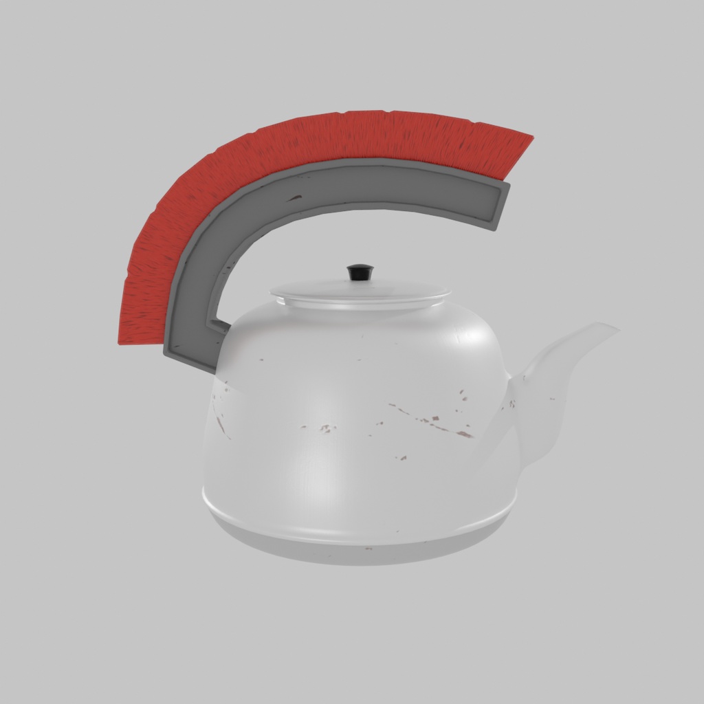 【Blender】 グラディエーターなやかん gladiator kettle
