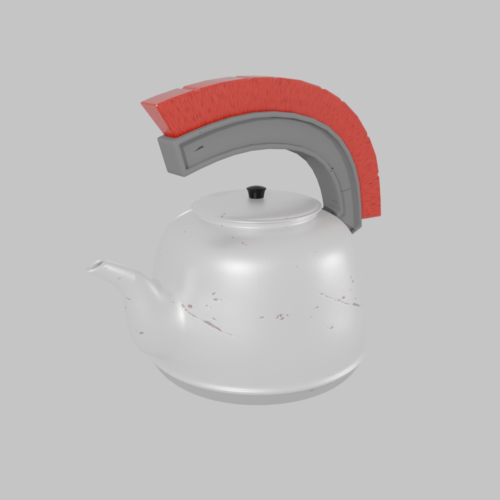 【Blender】 グラディエーターなやかん gladiator kettle
