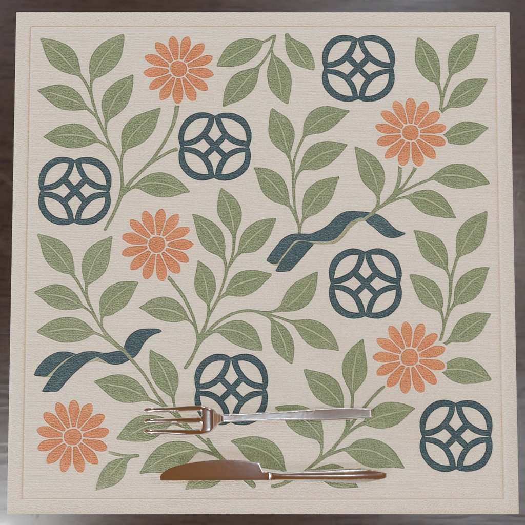 【Blender】 ふわふわパンケーキセット Fluffy pancake set