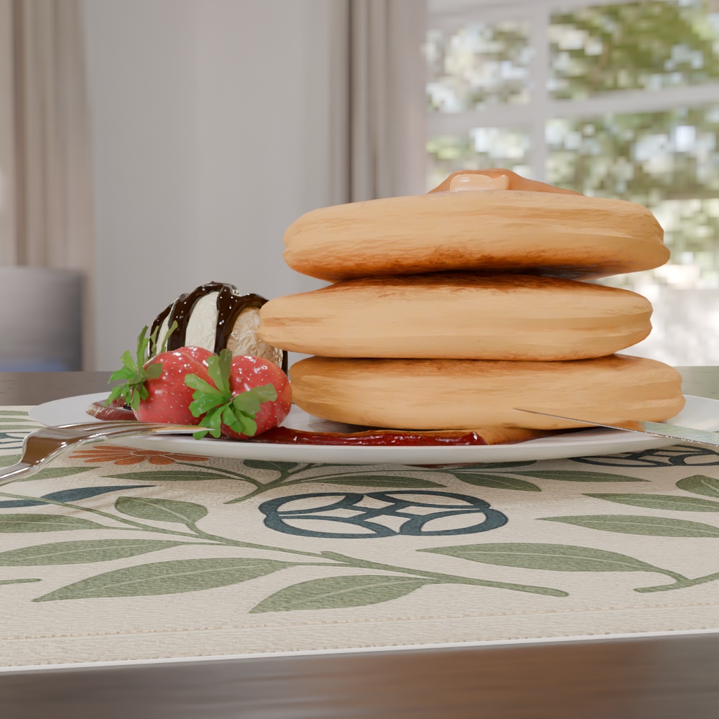 【Blender】 ふわふわパンケーキセット Fluffy pancake set