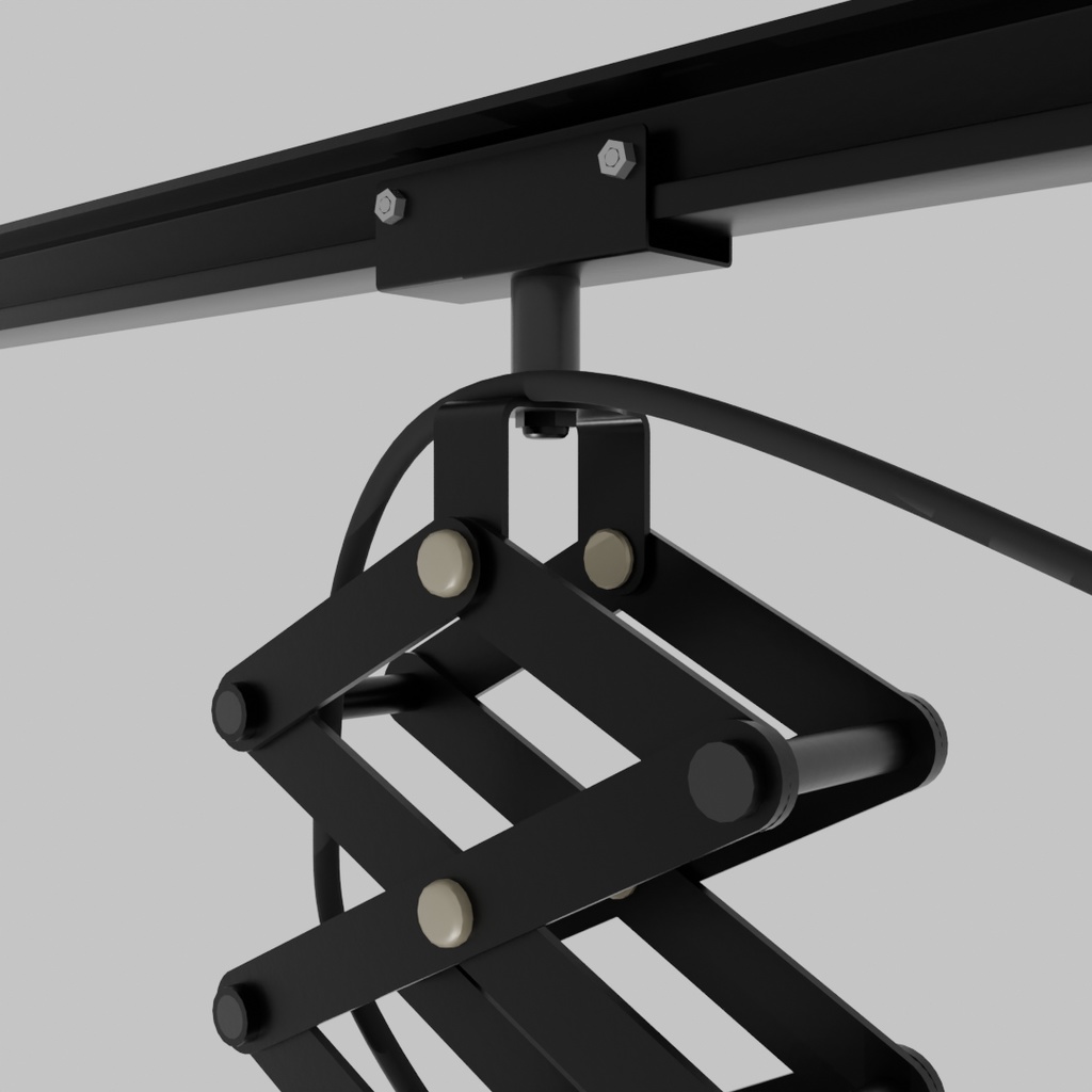 【Blender】 パンタグラフ式スポットライト shoin-style Japanese-style room