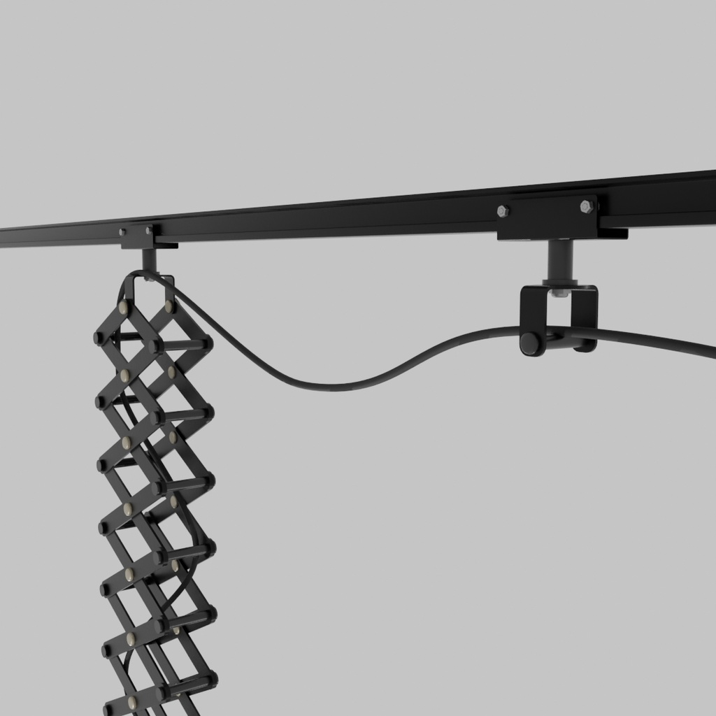 【Blender】 パンタグラフ式スポットライト shoin-style Japanese-style room