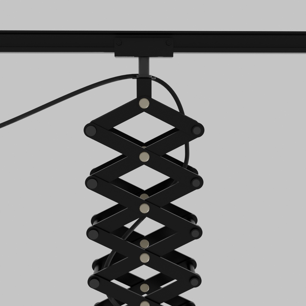 【Blender】 パンタグラフ式スポットライト shoin-style Japanese-style room