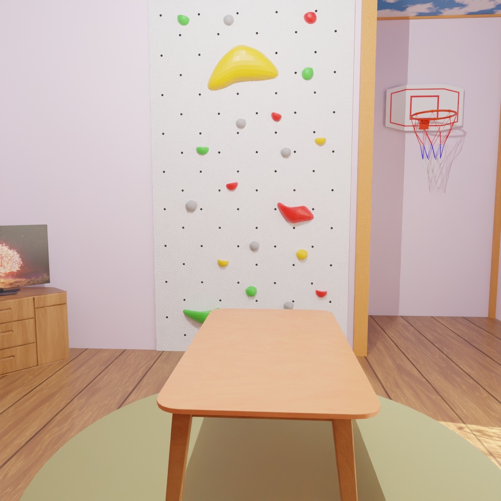 【Blender】 子供部屋(2人タイプ) Children's room (2-person type)