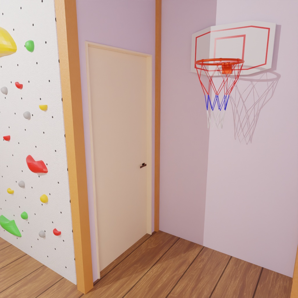 【Blender】 子供部屋(2人タイプ) Children's room (2-person type)