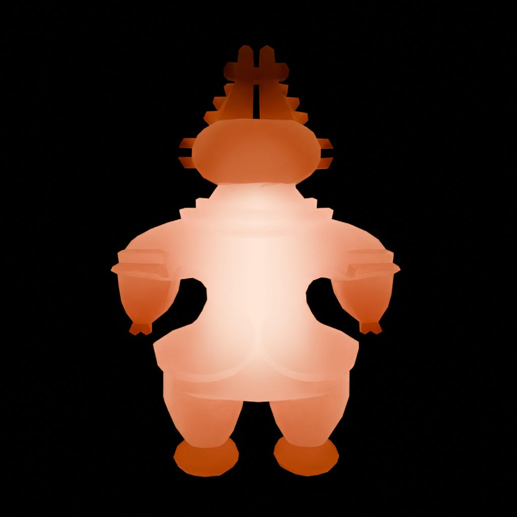 【Blender】 埴輪と土偶の間接照明 Indirect lighting of haniwa and dogu