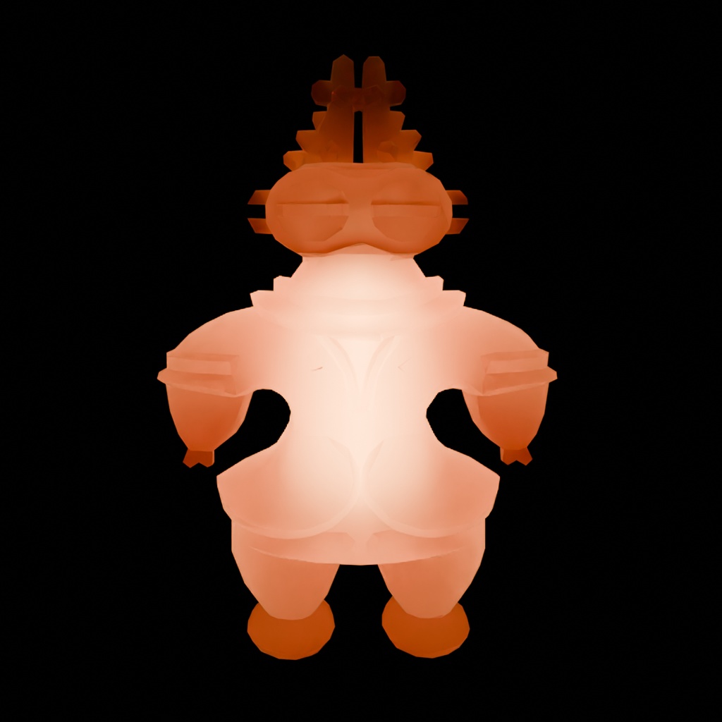 【Blender】 埴輪と土偶の間接照明 Indirect lighting of haniwa and dogu