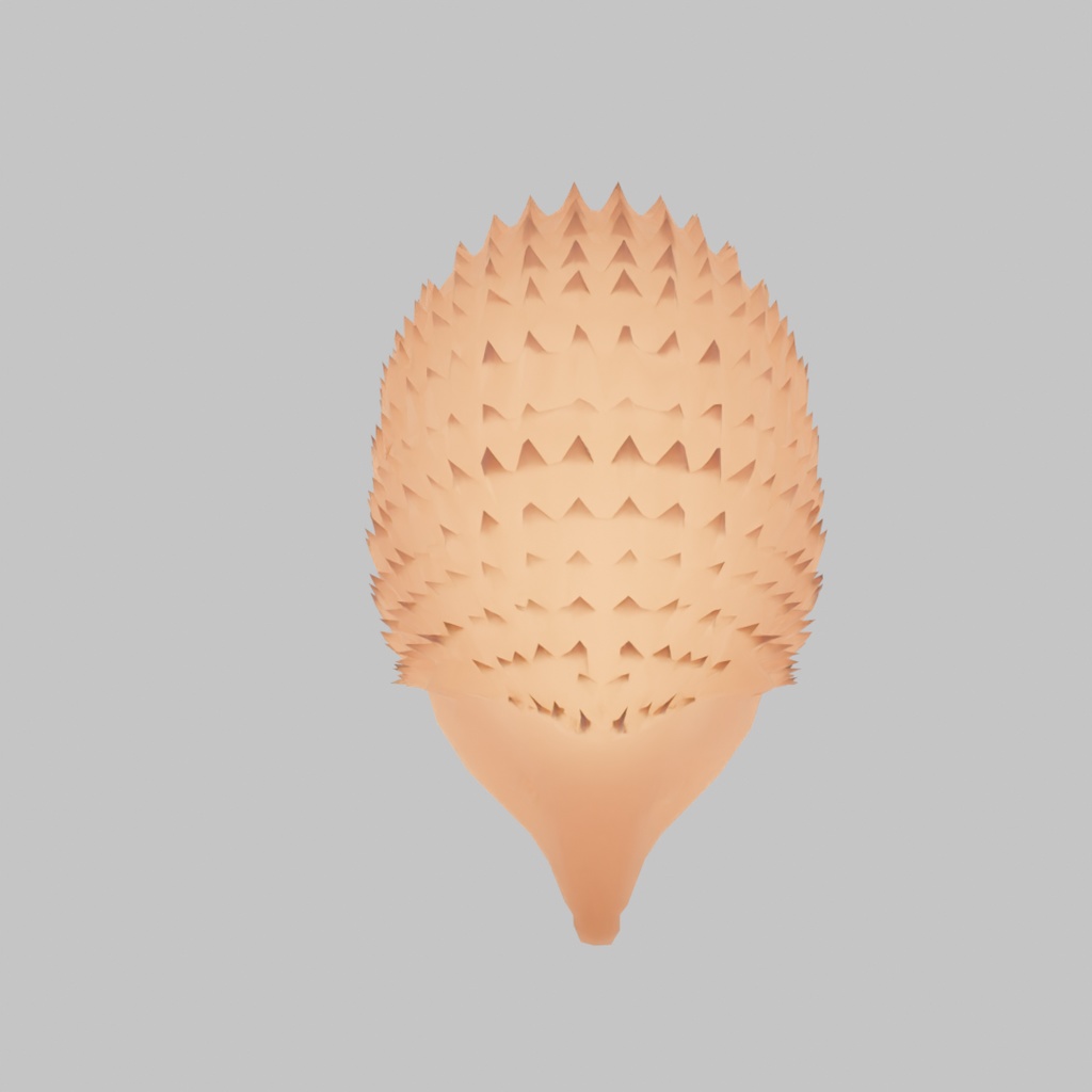 【Blender】 ハリネズミの間接照明 Indirect lighting of hedgehog