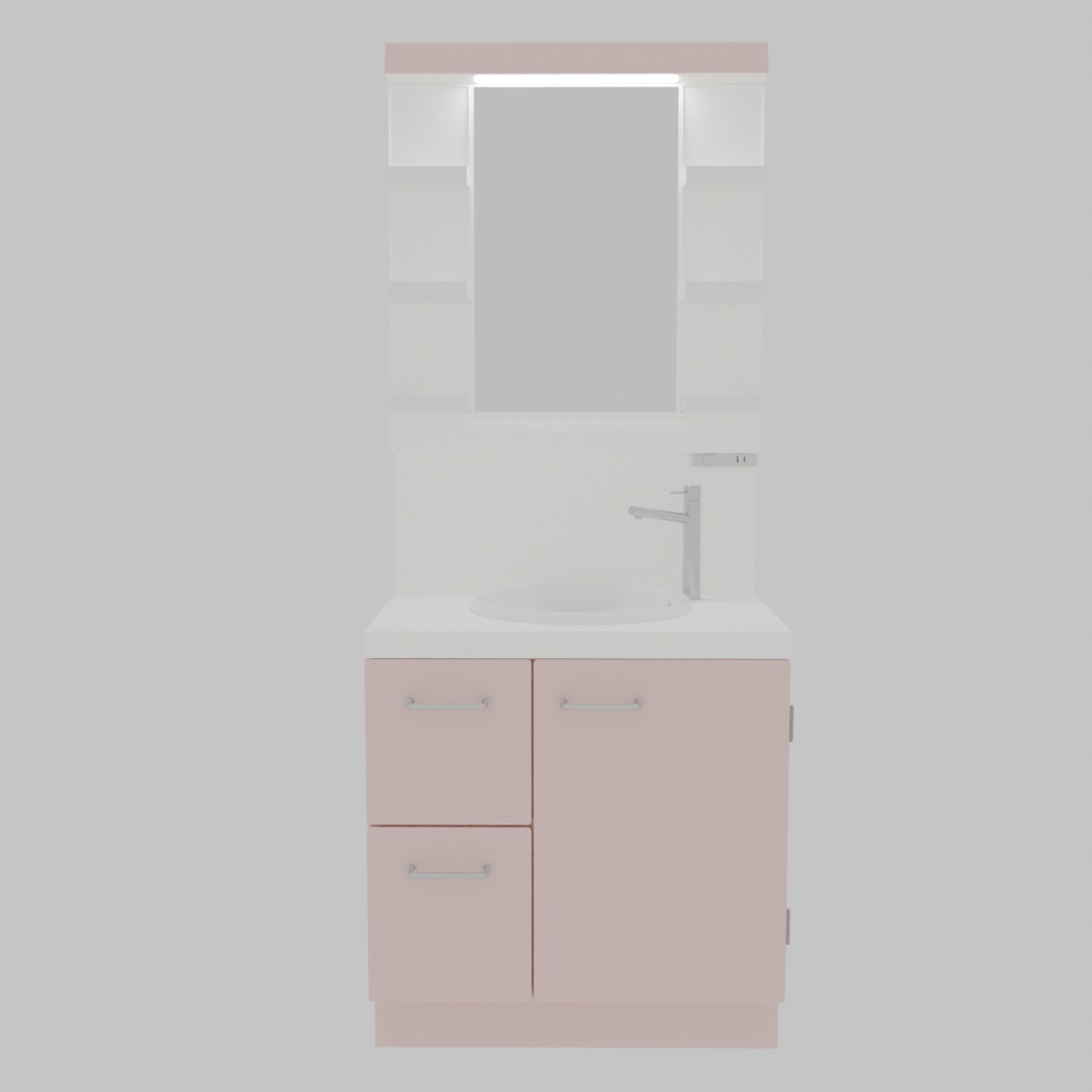 【Blender】 洗面化粧台 Bathroom vanity