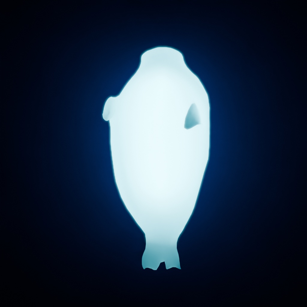 【Blender】 アザラシの親子の間接照明 Indirect lighting of a seal parent and child