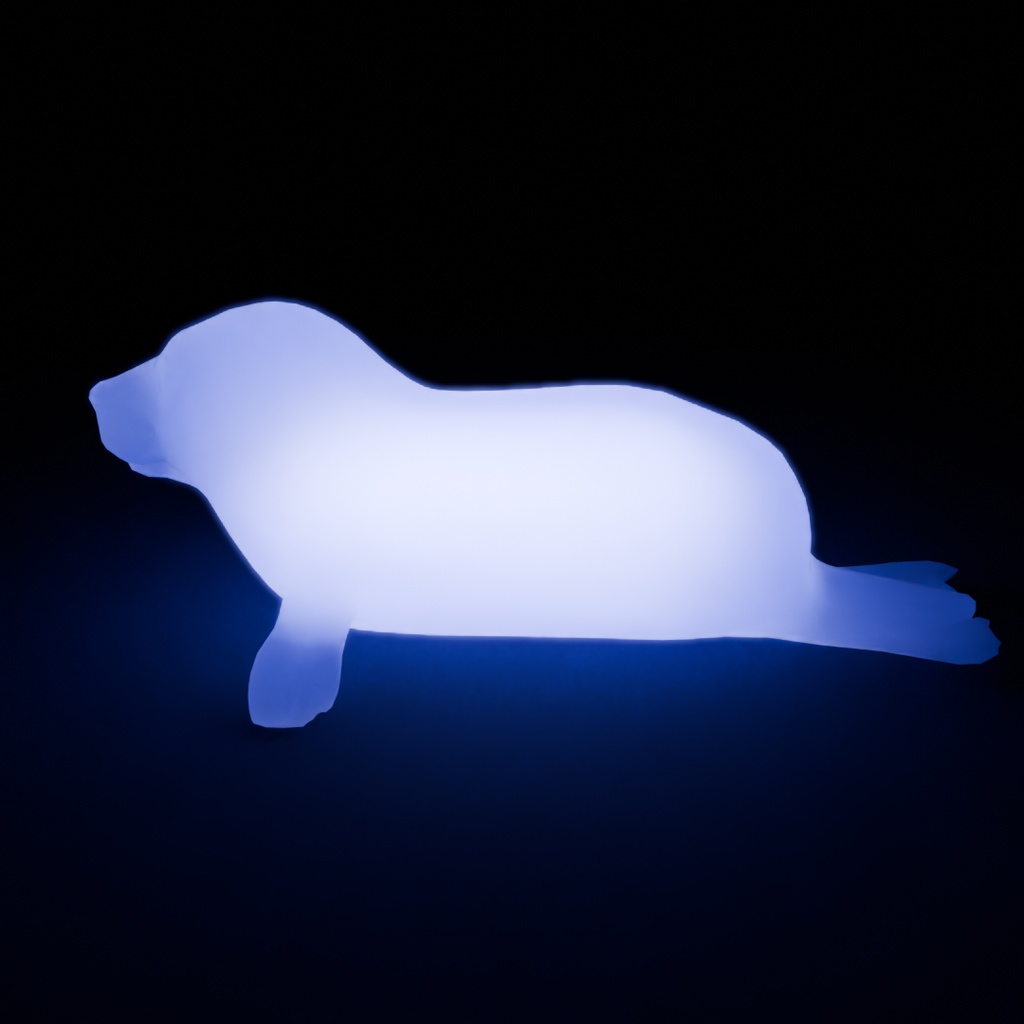 【Blender】 アザラシの親子の間接照明 Indirect lighting of a seal parent and child