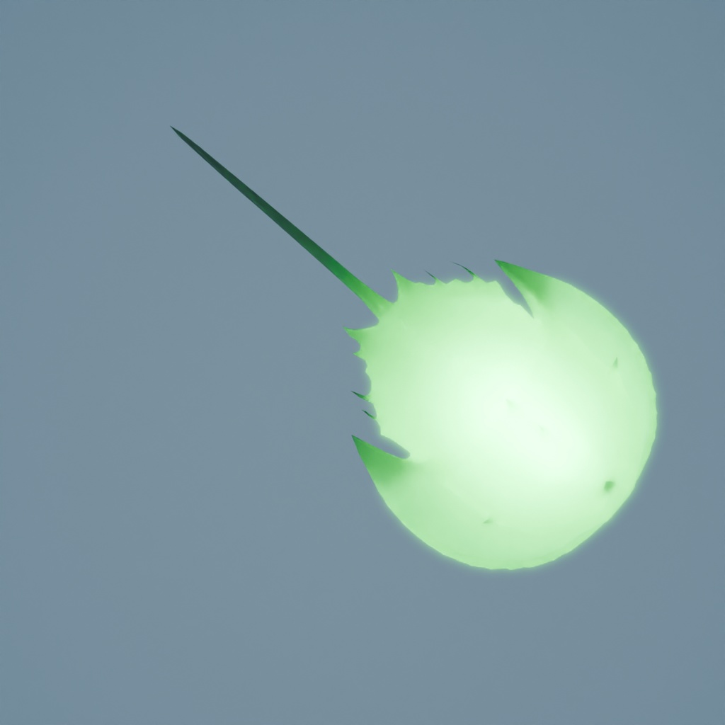 【Blender】 生きた化石(シーラカンス・カブトガニ・オウムガイ)の間接照明 living fossil indirect lighting