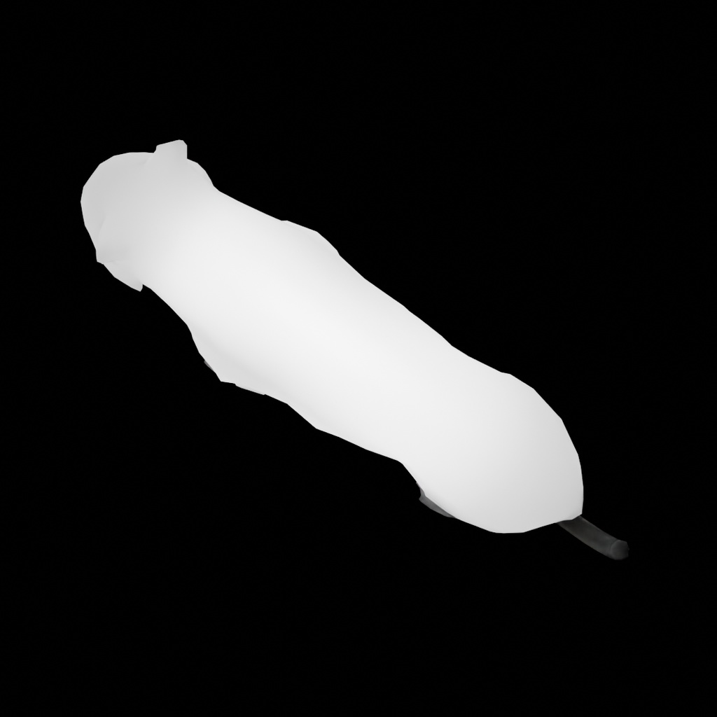 【Blender】 ホワイトタイガーの間接照明 White Tiger Indirect Lighting