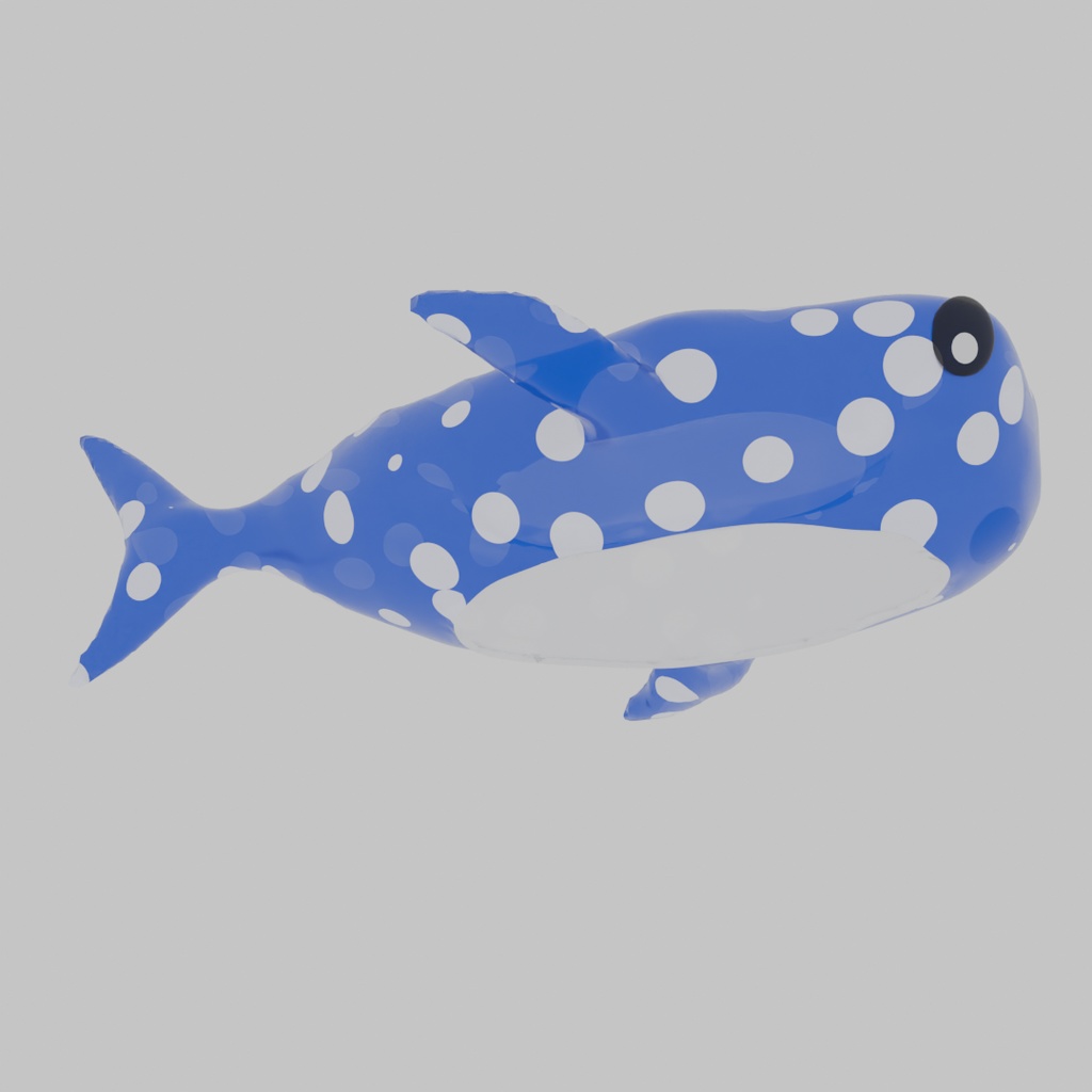 【Blender】 動物の浮き輪(フラミンゴ・ジンベイザメ・イルカ) Animal floats
