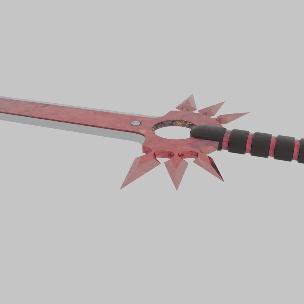 【Blender】 レッドエッジソード Red Edge Sword