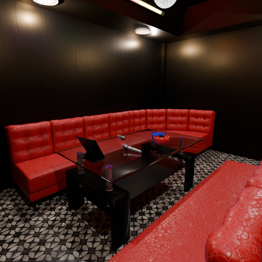 【Blender】 カラオケルーム Karaoke room