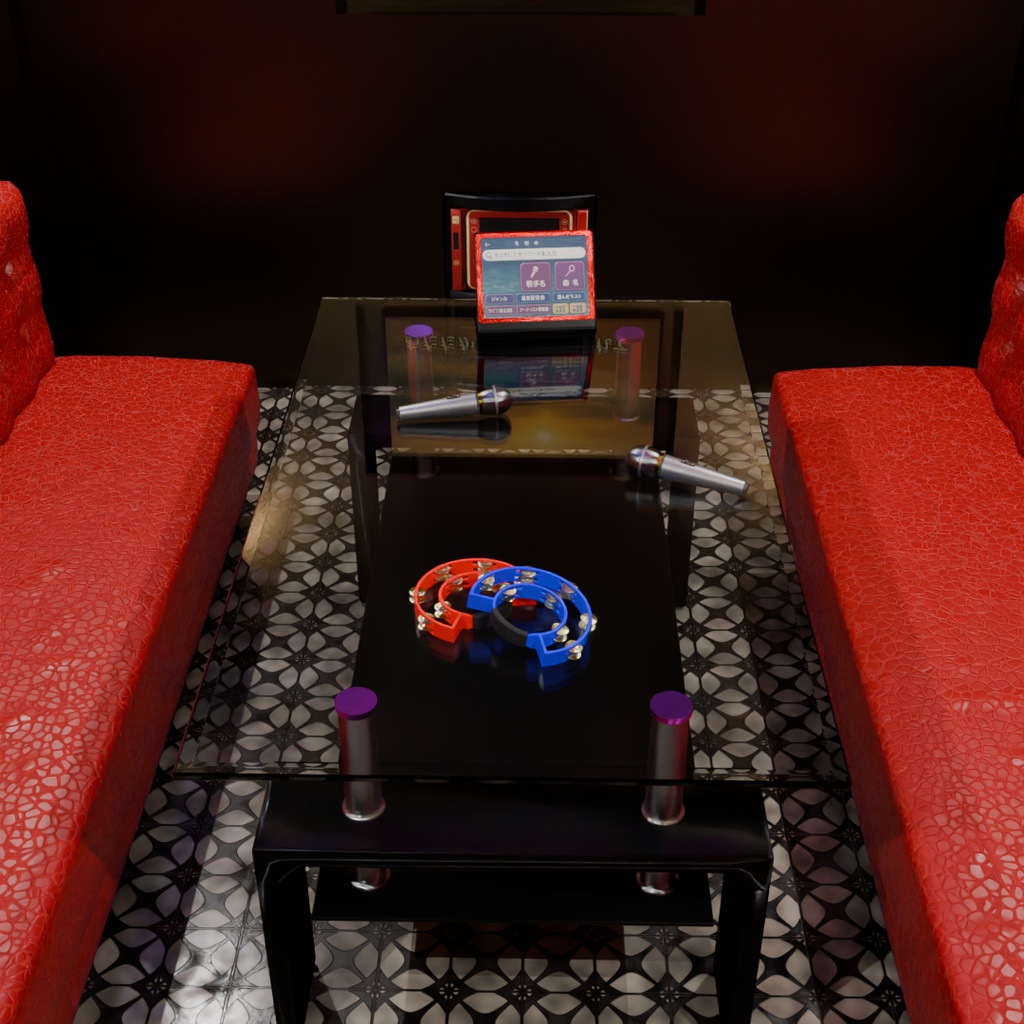 【Blender】 カラオケルーム Karaoke room