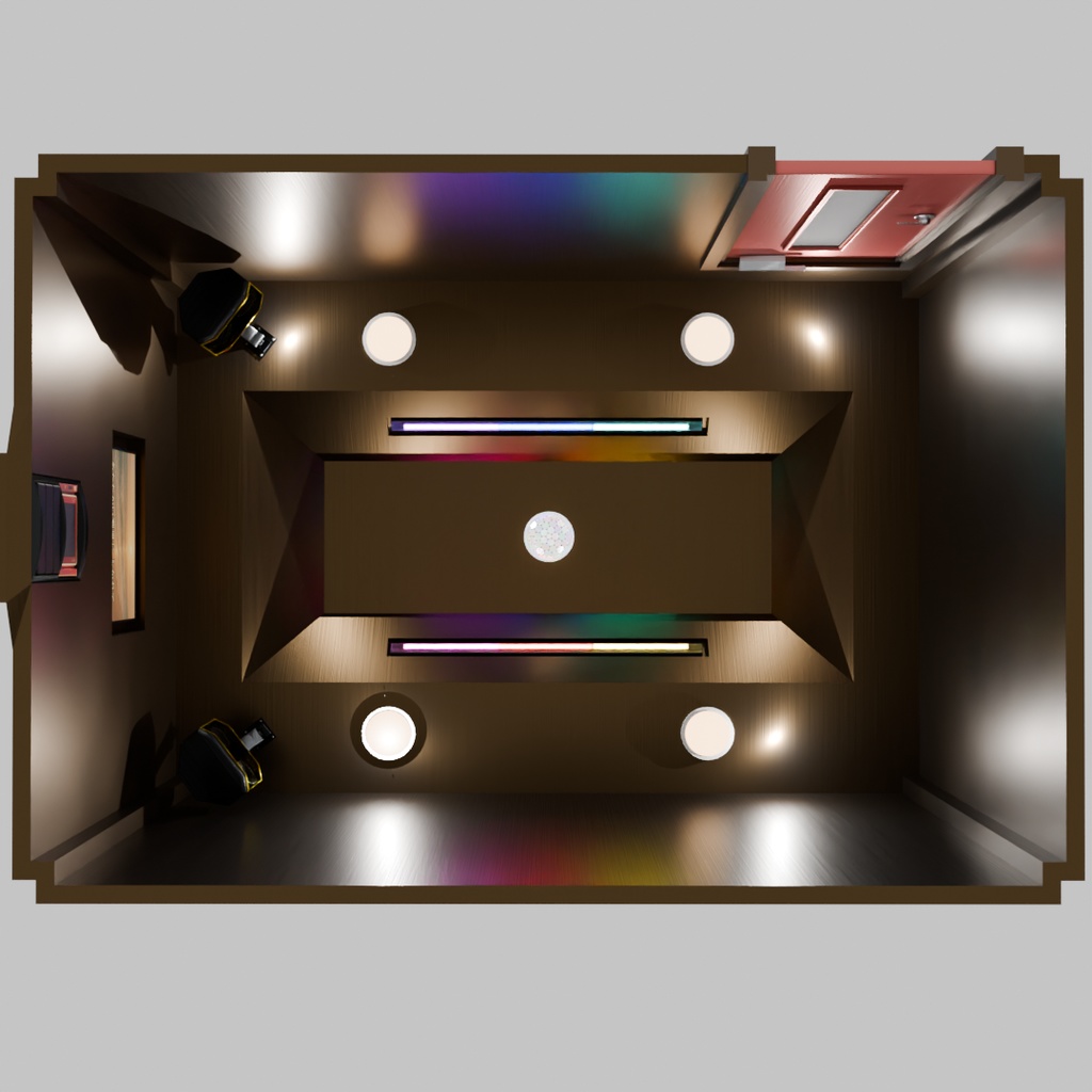 【Blender】 カラオケルーム Karaoke room
