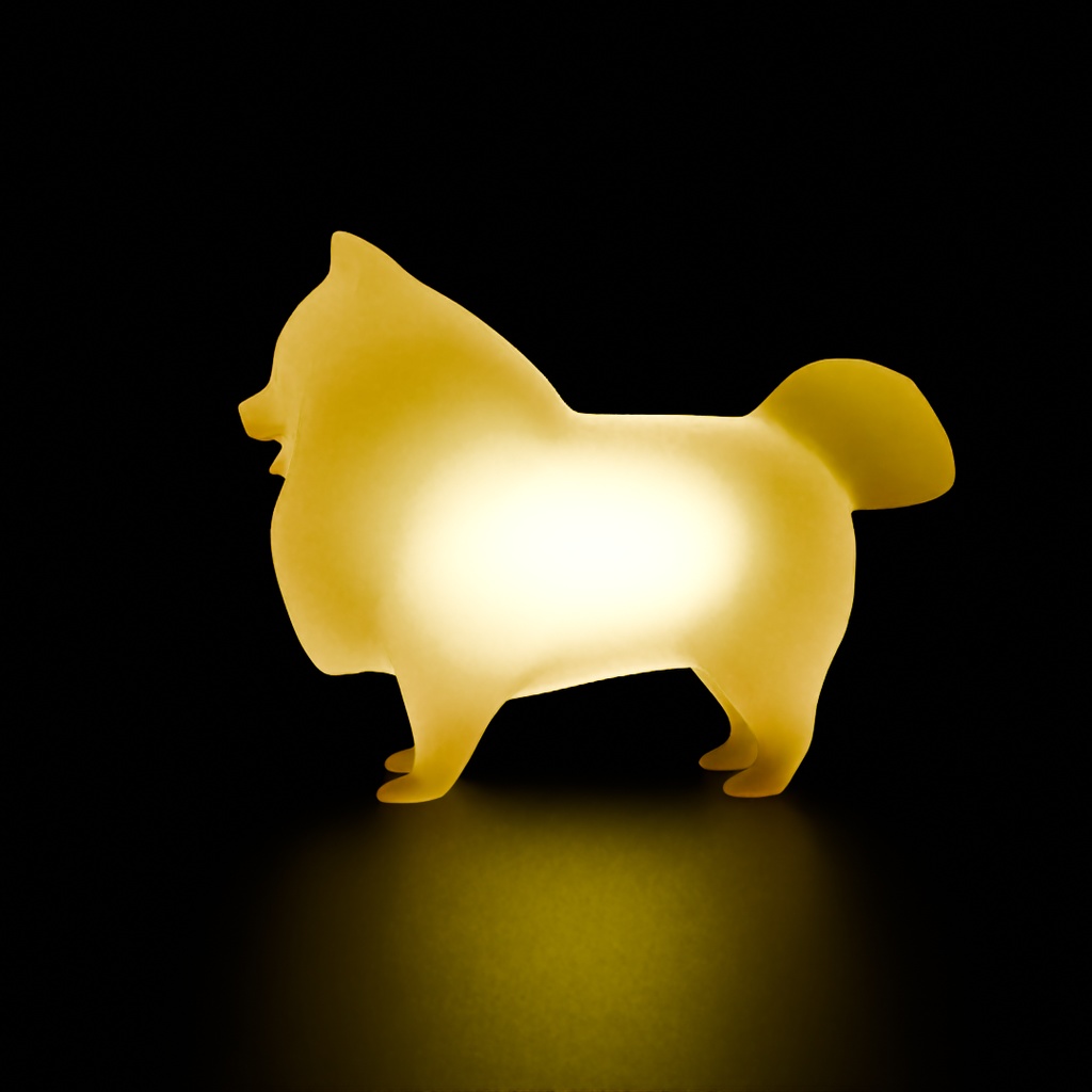 【Blender】 ポメラニアンの間接照明 Indirect lighting for Pomeranian