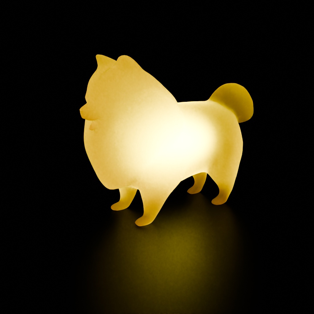 【Blender】 ポメラニアンの間接照明 Indirect lighting for Pomeranian