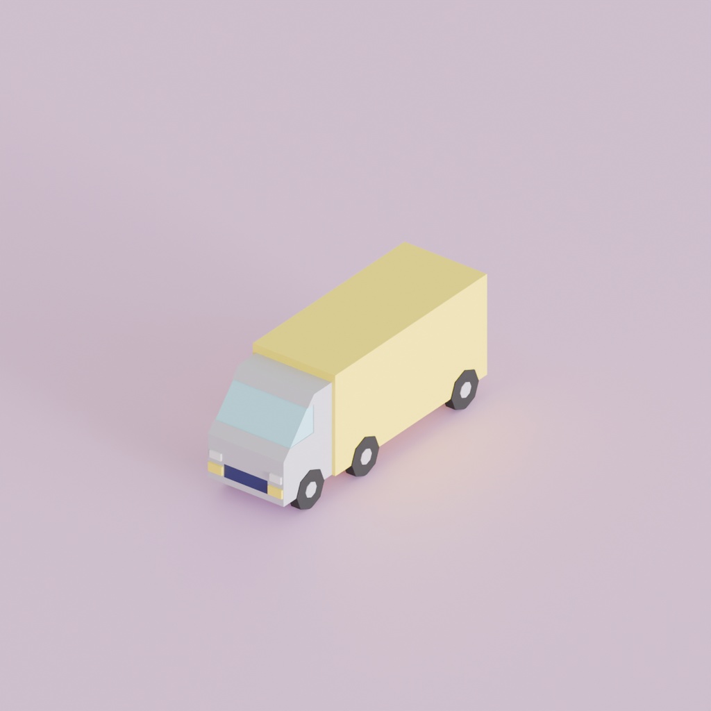 【Blender】 ローポリ工業用設備16セット Low Poly Industrial Equipment Set