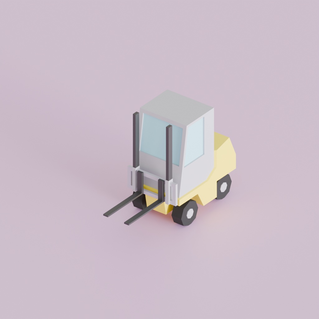 【Blender】 ローポリ工業用設備16セット Low Poly Industrial Equipment Set