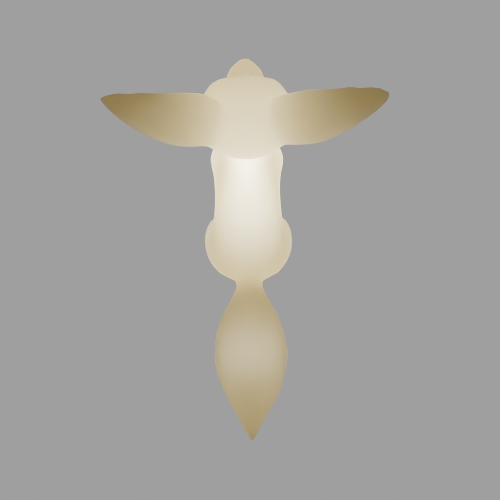 【Blender】 フェネックの間接照明 Fennec indirect lighting