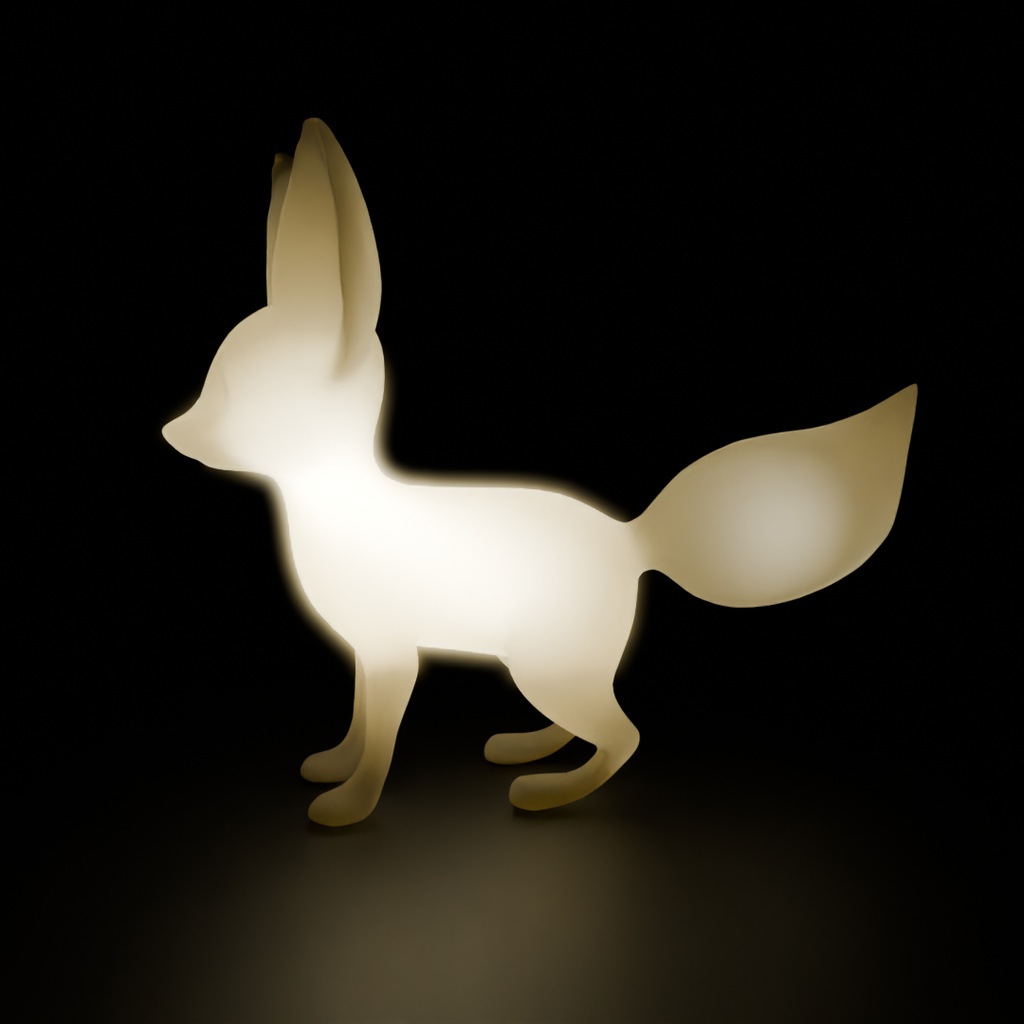 【Blender】 フェネックの間接照明 Fennec indirect lighting