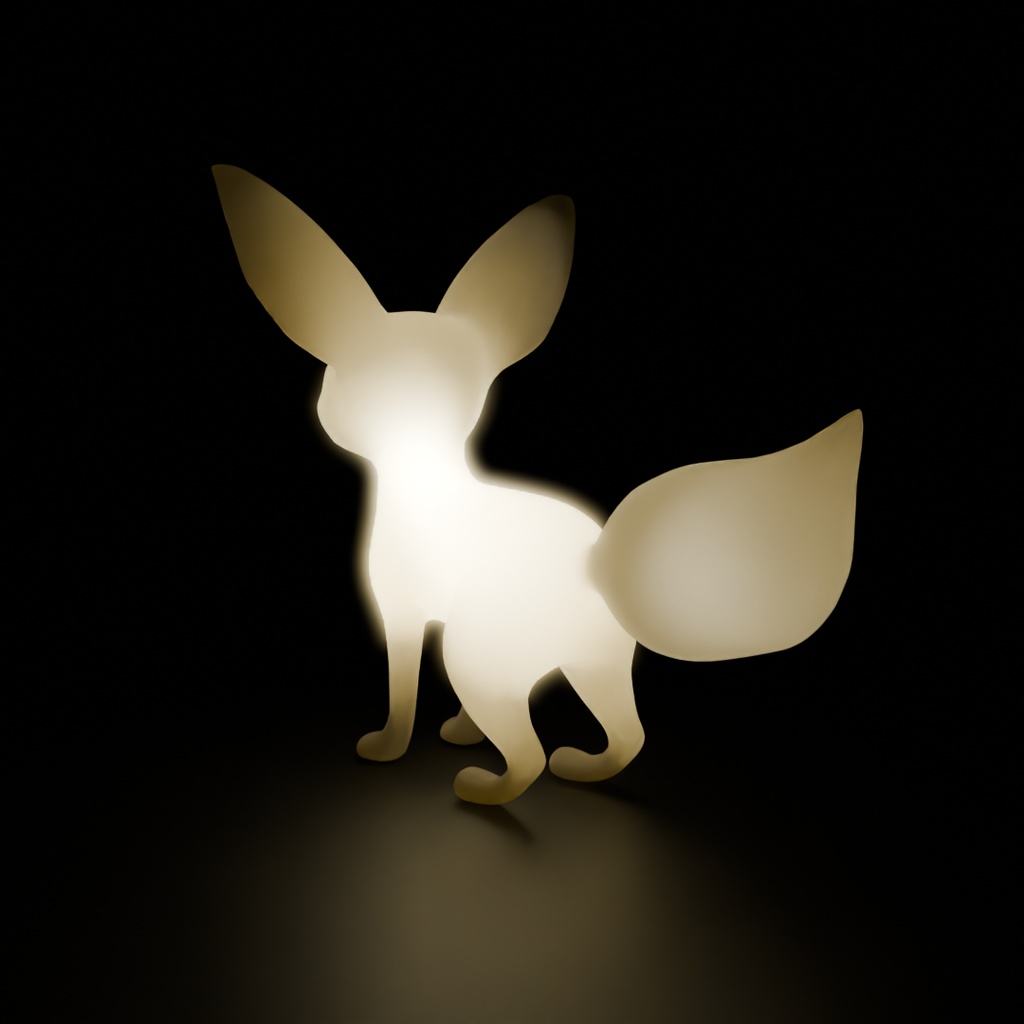 【Blender】 フェネックの間接照明 Fennec indirect lighting