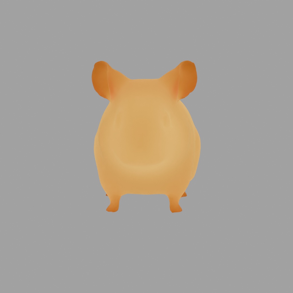 【Blender】 ハムスターの間接照明 Indirect lighting for hamster