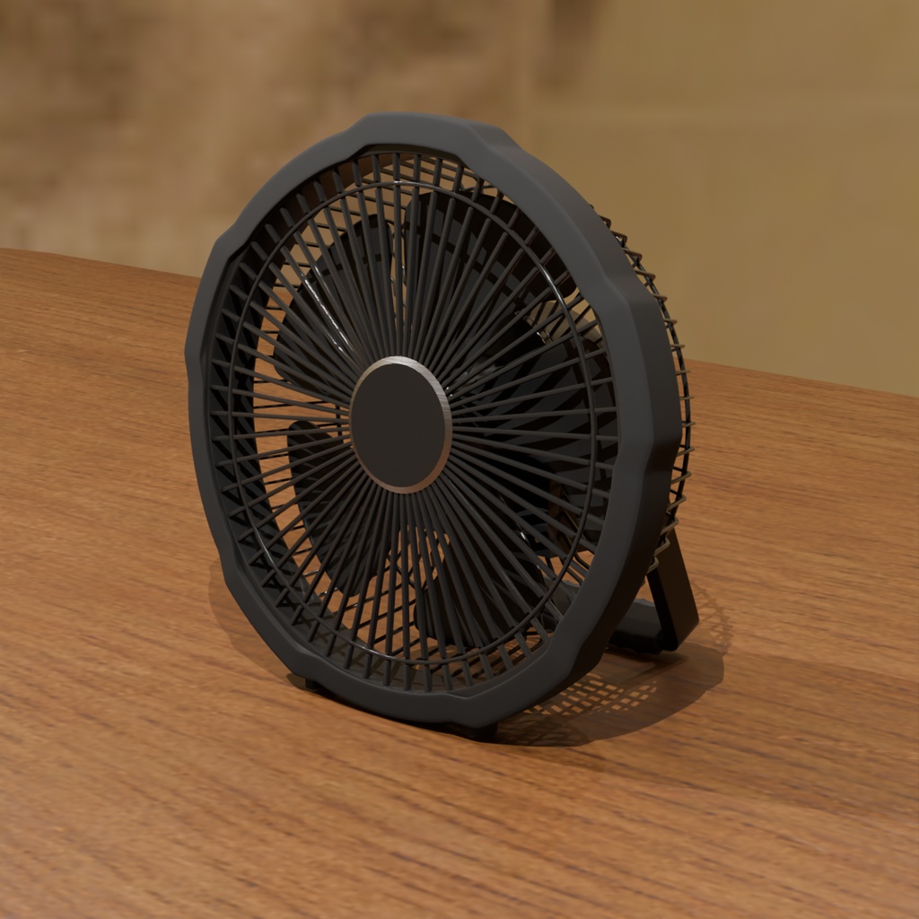 【Blender】 コードレス扇風機 cordless electric fan