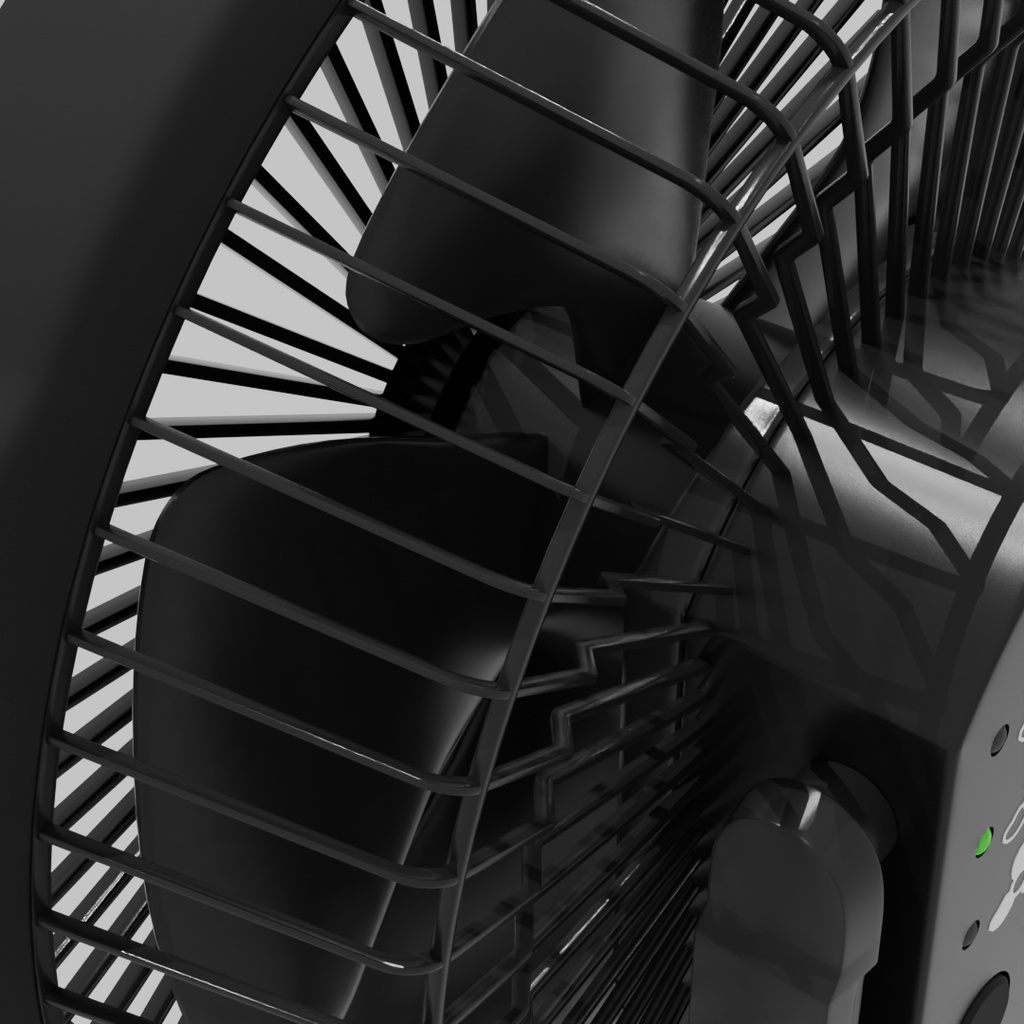 【Blender】 コードレス扇風機 cordless electric fan