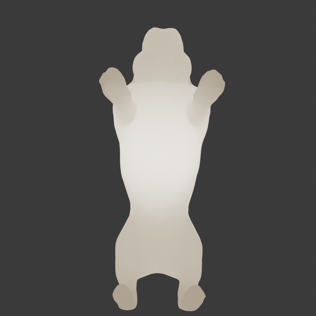 【Blender】 フレンチブルドッグの間接照明 French Bulldog Indirect Lighting