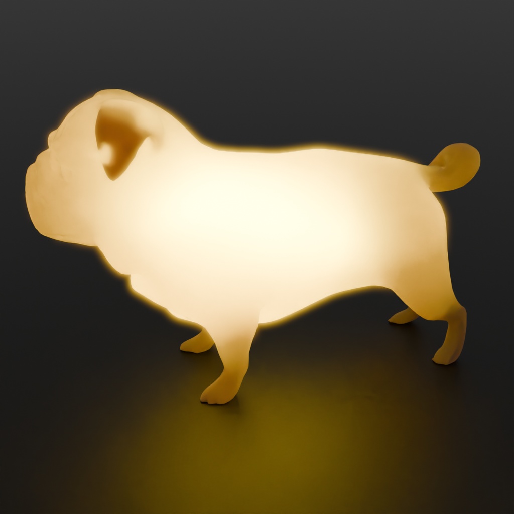 【Blender】 パグの間接照明 Pug Indirect Lighting