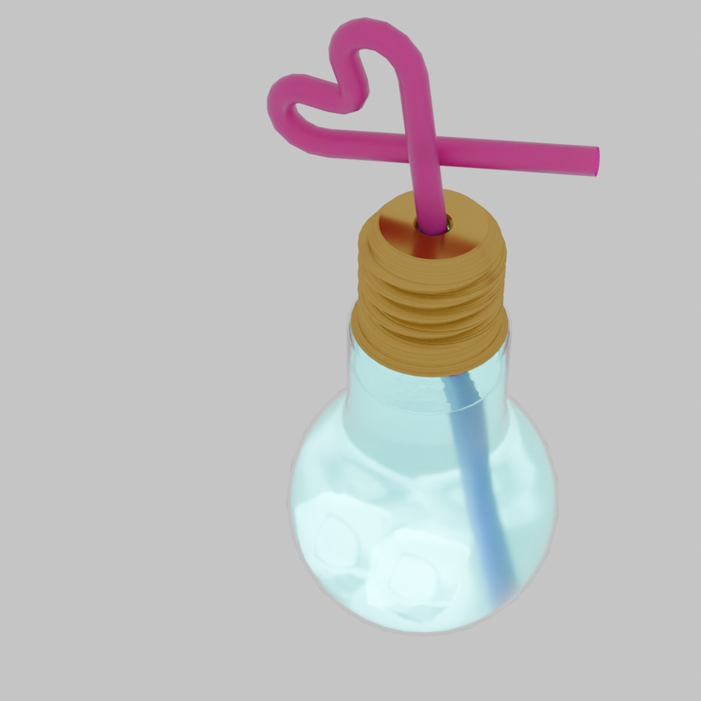 【Blender】 電球ソーダ 6カラー Light-bulb Soda