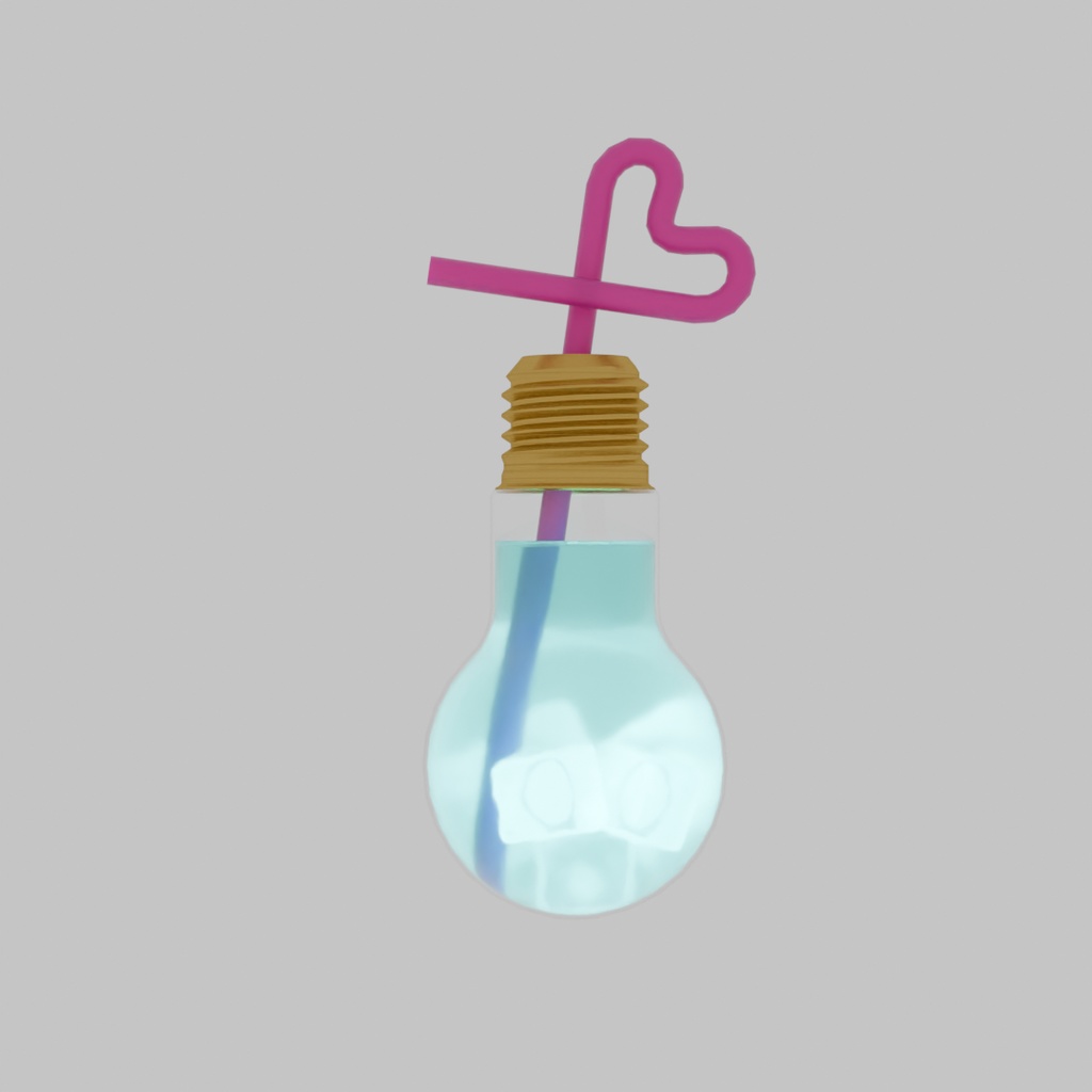 【Blender】 電球ソーダ 6カラー Light-bulb Soda