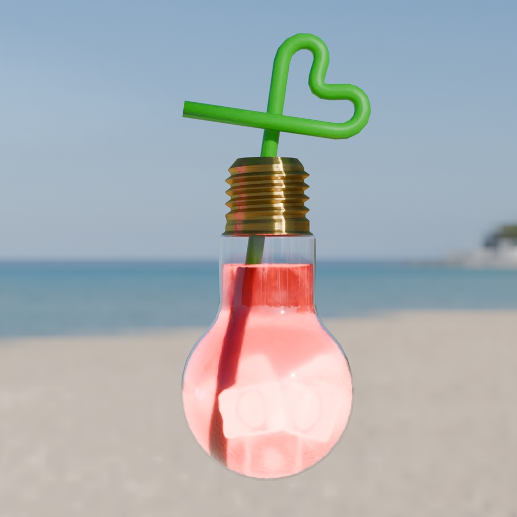 【Blender】 電球ソーダ 6カラー Light-bulb Soda