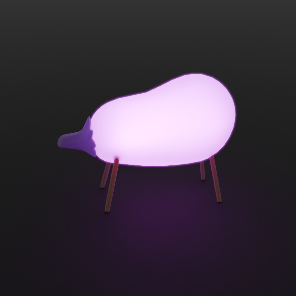 【Blender】 精霊馬の間接照明 Indirect lighting for spirit horses