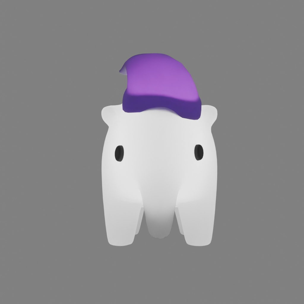 【Blender】 バクの間接照明 Indirect lighting for tapir