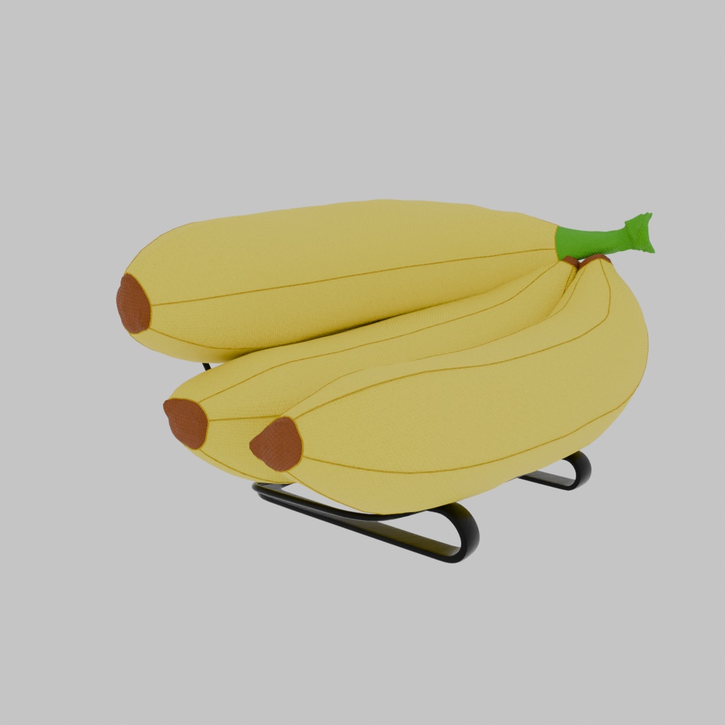 【Blender】バナナのソファ Banana Sofa