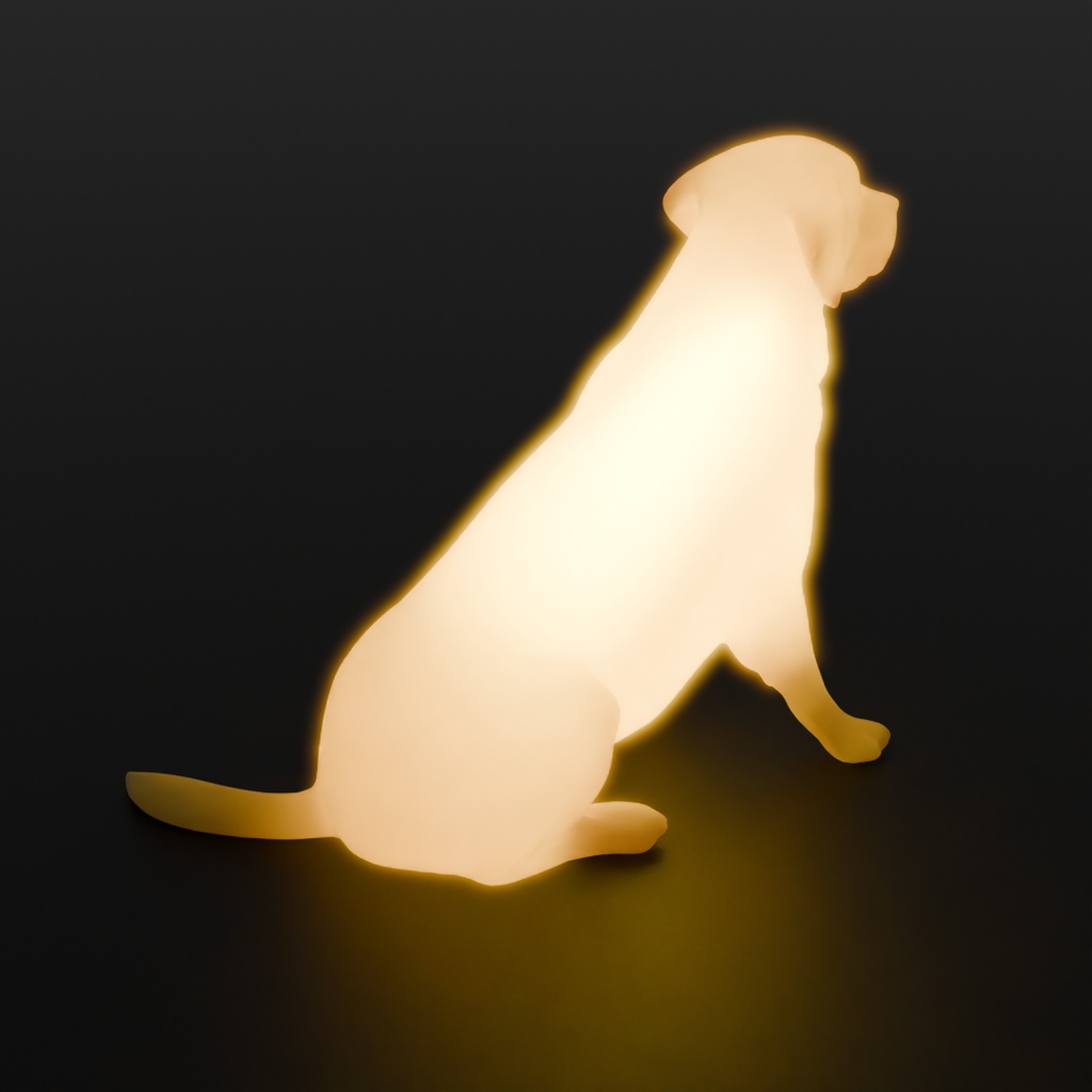 【Blender】 ゴールデンレトリーバーの間接照明 Indirect lighting for Golden Retriever